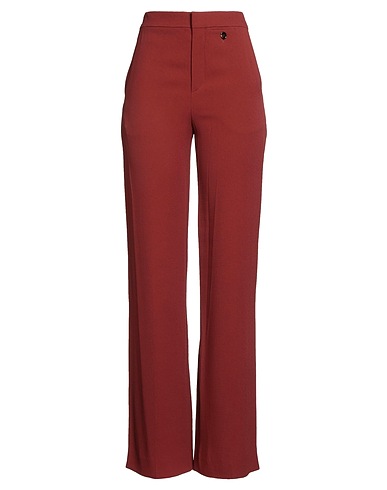 CHLOÉ Casual pants Rust 54% Acetate, 46% Viscose