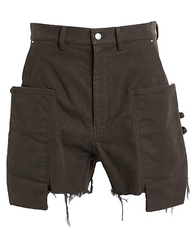 RICK OWENS Shorts & Bermuda Charcoal 100% Cotton