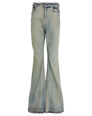 DRKSHDW by RICK OWENS Denim trousers Blue 91% Cotton, 6% Elastomultiester, 3% Rubber