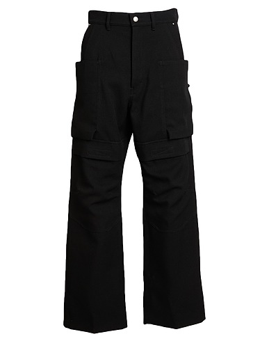 RICK OWENS Casual trouser Black 100% Wool
