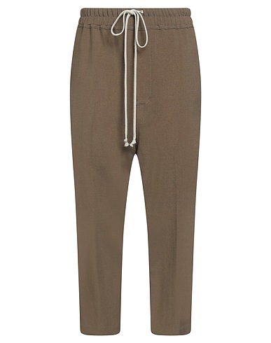 RICK OWENS Casual pants Khaki 100% Virgin Wool