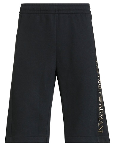 EA7 Shorts & Bermuda Black 68% Cotton, 32% Polyester