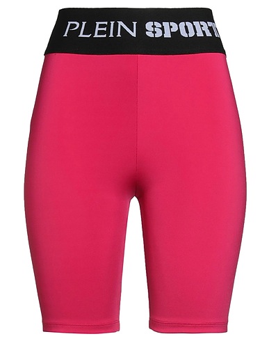 PLEIN SPORT Shorts & Bermuda Fuchsia 90% Polyester, 10% Elastane