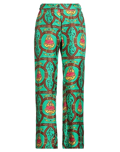 LA PRESTIC OUISTON Casual trouser Green 100% Silk