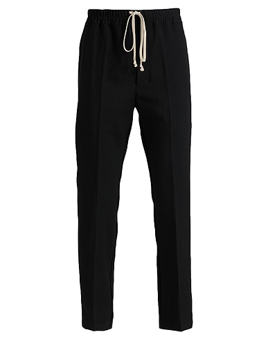 RICK OWENS Casual pants Black 100% Virgin Wool