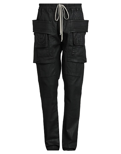 DRKSHDW by RICK OWENS Denim trousers Black 91% Cotton, 6% Elastomultiester, 3% Rubber