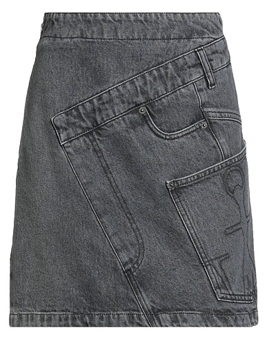 JW ANDERSON Denim skirt Black 100% Cotton