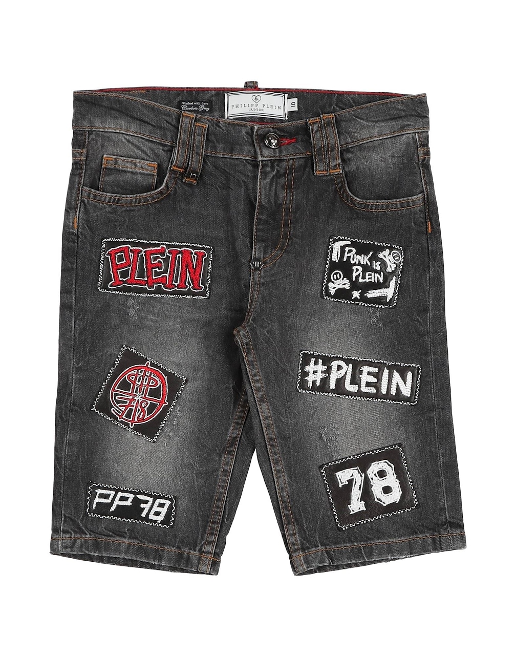 PHILIPP PLEIN - Denim shorts