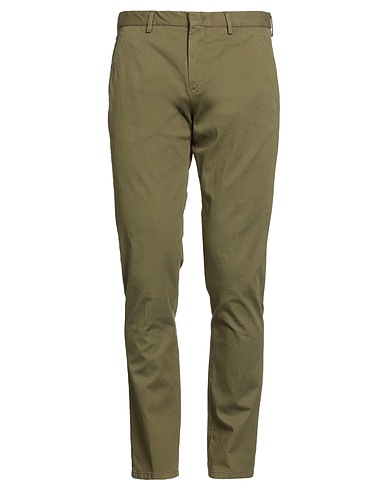 PT Torino Casual trouser Military green 98% Cotton, 2% Elastane