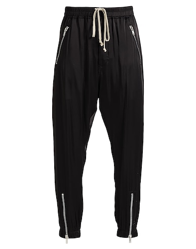 RICK OWENS Casual trouser Black 61% Acetate, 39% Viscose