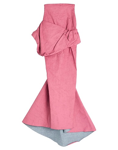 RICK OWENS Denim skirt 91% Cotton, 6% Elastomultiester, 3% Rubber