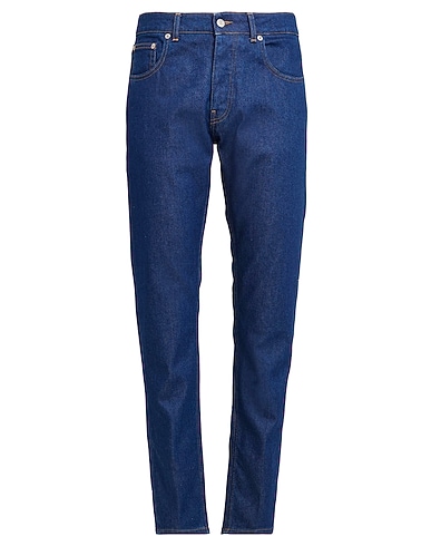 BE ABLE Denim trousers Blue 98% Cotton, 2% Elastane