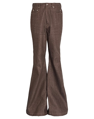 DRKSHDW by RICK OWENS Denim trousers Brown 100% Cotton