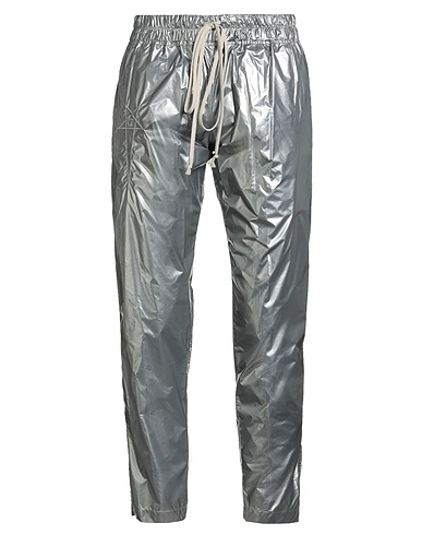 RICK OWENS x CHAMPION Casual pants Silver 100% Polyamide
