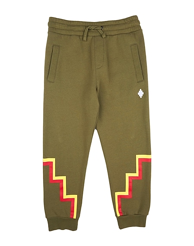 MARCELO BURLON Casual trouser Military green 80% Cotton, 20% Polyester