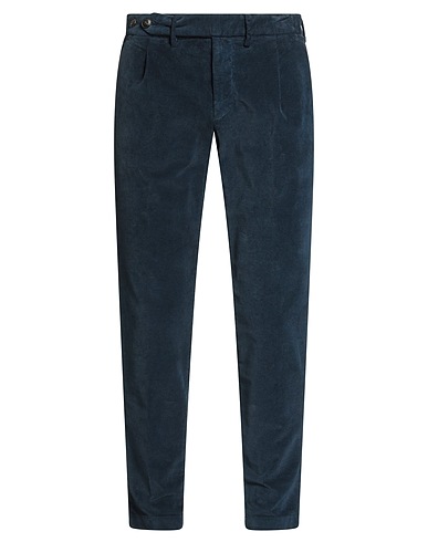 PRIMO EMPORIO Casual trouser Midnight blue 97% Cotton, 3% Elastane