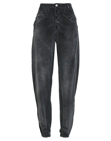 HIGH Casual pants Black 74% Cotton, 24% Modal, 2% Elastane