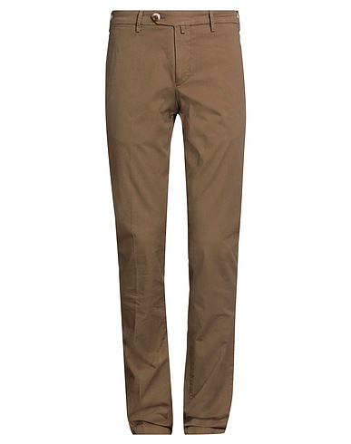 VERDERA Pantalone Marrone 97% Cotone, 3% Fibre elastiche