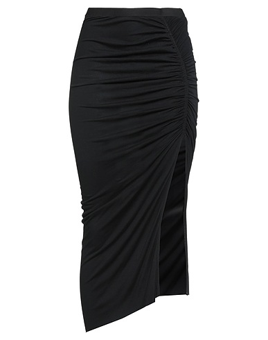 RICK OWENS LILIES Falda midi Negro 100% Viscosa