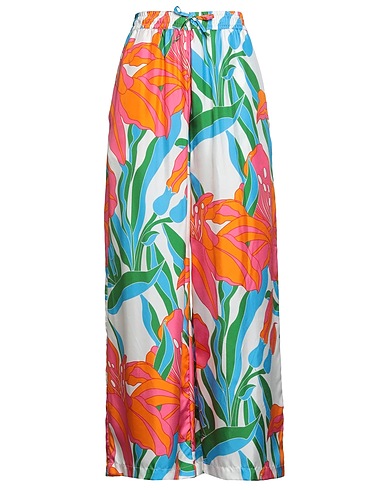 LA PRESTIC OUISTON Pantalone Rosa 100% Seta