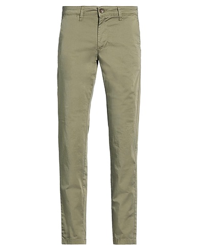 SQUAD² Casual pants Military green 97% Cotton, 3% Elastane