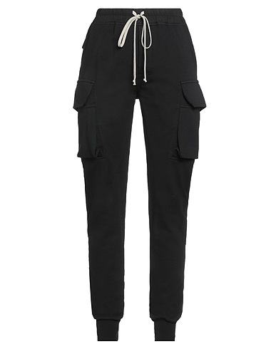 DRKSHDW by RICK OWENS Pantalone Nero 100% Cotone, Elastan