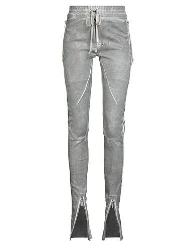 DRKSHDW by RICK OWENS Denim trousers Light grey 91% Cotton, 6% Elastomultiester, 3% Rubber