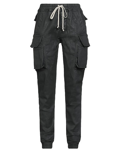 DRKSHDW by RICK OWENS Denim trousers Black 91% Cotton, 6% Elastomultiester, 3% Rubber
