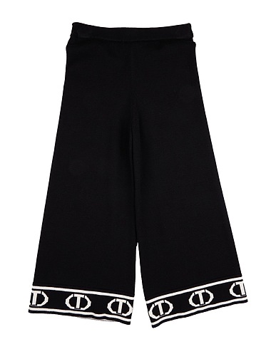 TWINSET Casual pants Black 50% Viscose, 25% Polyamide, 25% Polyester