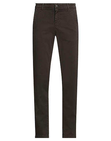 SQUAD² Casual trouser Brown 97% Cotton, 3% Elastane