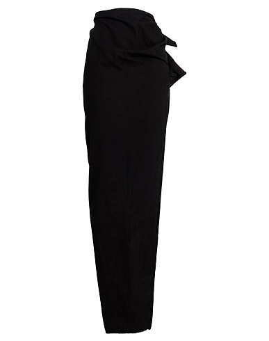 DRKSHDW by RICK OWENS Long skirt Black 100% Cotton