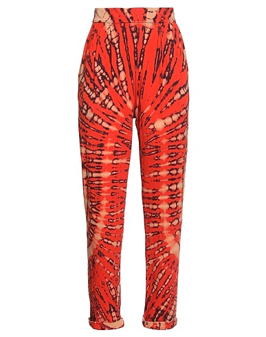 RAQUEL ALLEGRA Casual pants Tomato red 100% Cotton