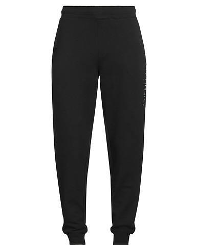 CALVIN KLEIN Casual pants Black 80% Cotton, 16% Recycled polyester, 4% Elastane