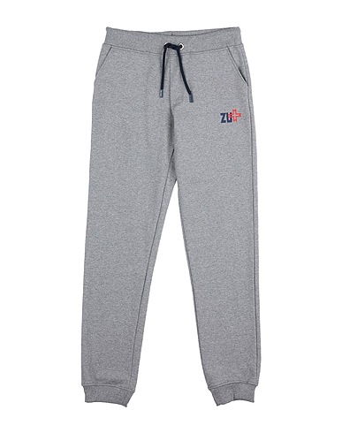 ZU+ELEMENTS Casual pants Grey 95% Cotton, 5% Elastane