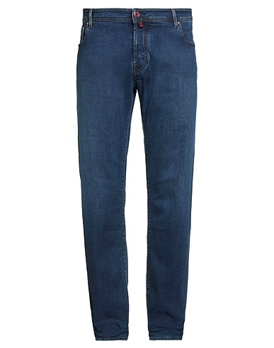 JACOB COHЁN Denim trousers Blue 92% Cotton, 8% Elastane