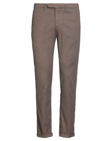 B SETTECENTO Pantalón Marrón claro 97% Algodón, 3% Elastán