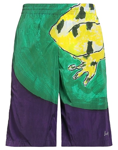BURBERRY Shorts & Bermuda Green 100% Polyamide