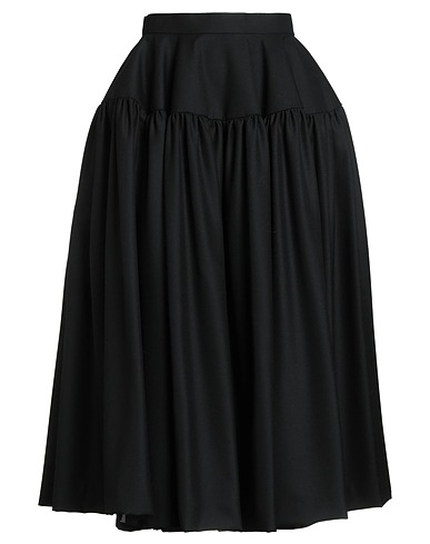 NOIR KEI NINOMIYA Midi skirt Black 100% Wool
