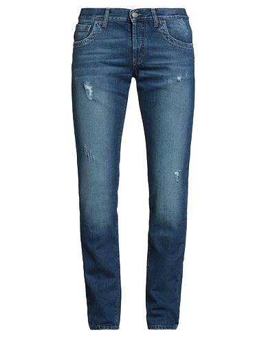 BIKKEMBERGS Denim trousers Blue 100% Cotton