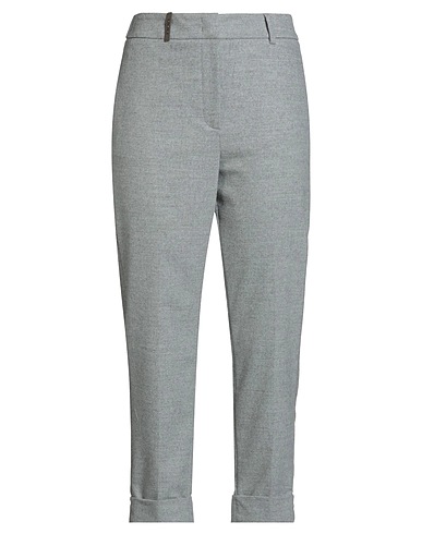 PESERICO Casual pants Light grey 39% Wool, 33% Polyester, 14% Viscose, 13% Polyamide, 1% Elastane