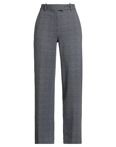 CIRCOLO 1901 Casual trouser Navy blue 95% Cotton, 5% Elastane