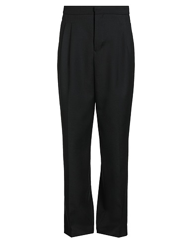 AMI ALEXANDRE MATTIUSSI Casual trouser Black 100% Virgin Wool