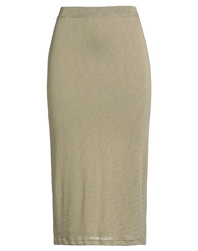 SAMSØE Φ SAMSØE Midi skirt Khaki 67% Lyocell, 33% Organic cotton