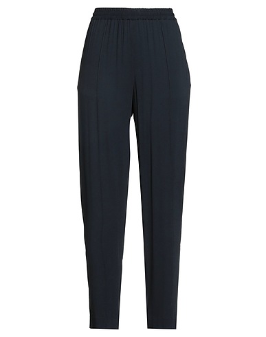 FABIANA FILIPPI Casual trouser Navy blue 96% Viscose, 4% Elastane