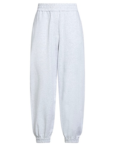 BRUNELLO CUCINELLI Casual pants Light grey 98% Cotton, 2% Elastane, Acetate, Silk