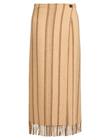 BY MALENE BIRGER Midi skirt Camel 70% Wool, 30% Polyamide
