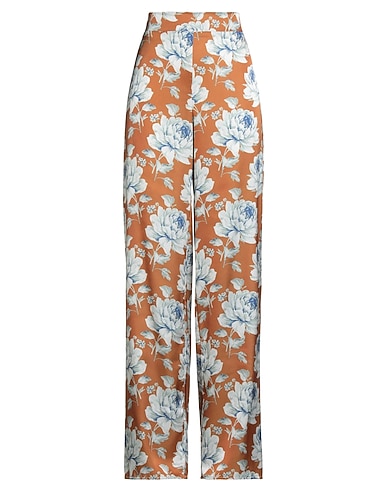 GIADA CURTI RESORT Casual pants MARRONE 100% Polyester