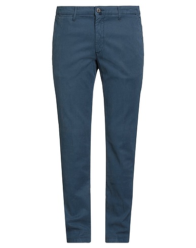 AVIGNON Casual trouser Navy blue 97% Cotton, 3% Elastane