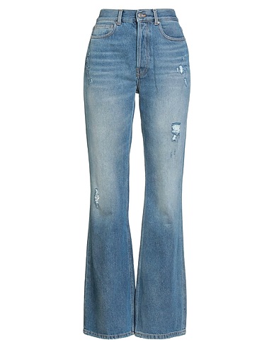 VICOLO Denim trousers DENIM COUTURE Blue 100% Cotton