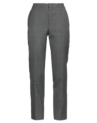 FABIANA FILIPPI Casual trouser Gunmetal 98% Virgin Wool, 2% Silk